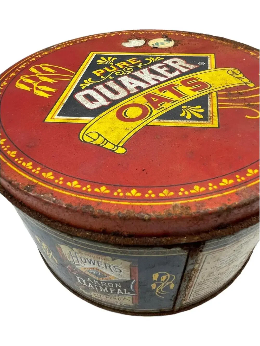 Vintage 1983 Quaker Oats Tin: Limited Edition Oatmeal Cookie Recipes